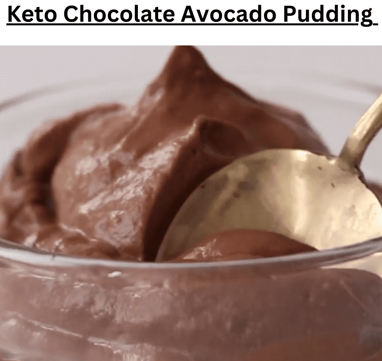 Keto Chocolate Avocado Pudding