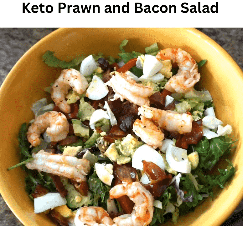 Keto Prawn And Bacon Salad