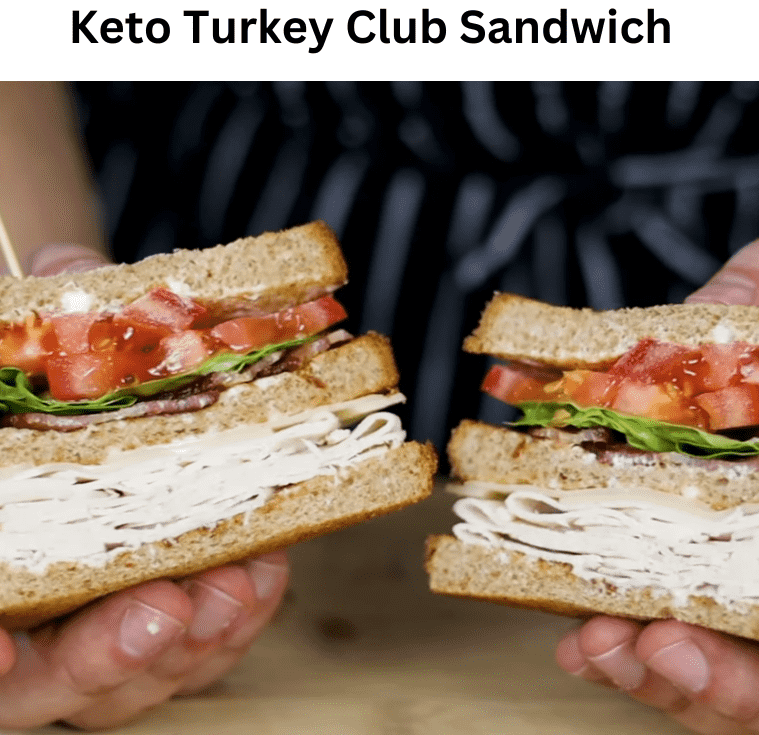 Keto Turkey Club Sanwich